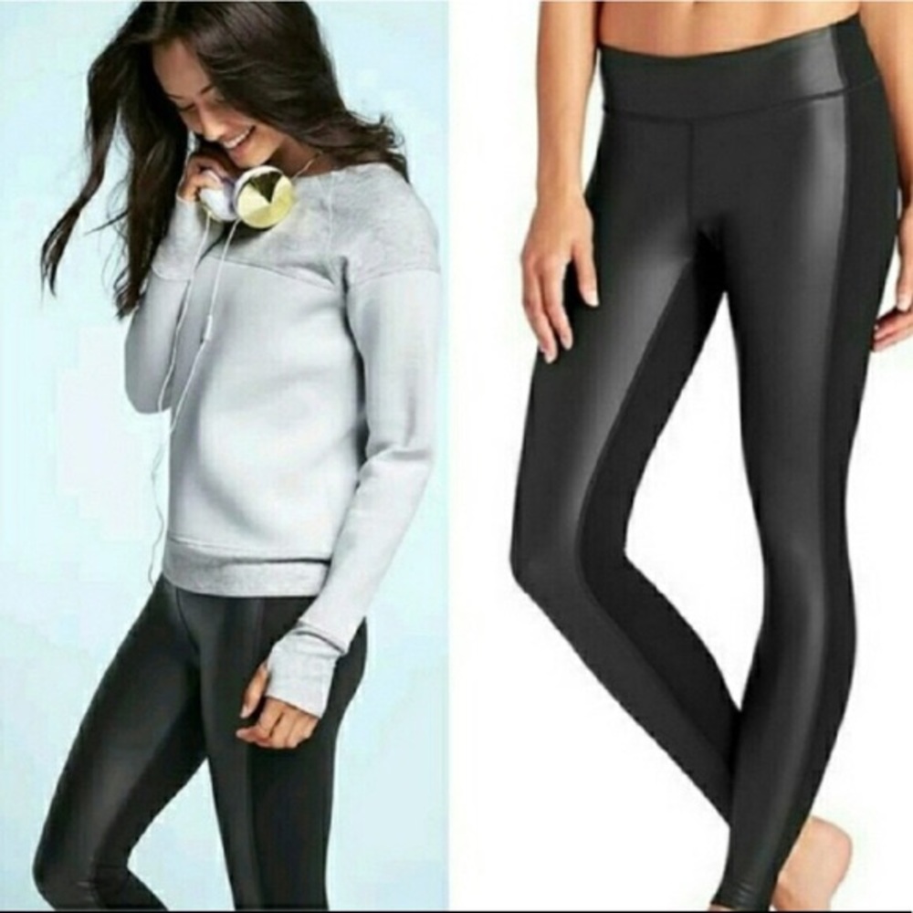 NWOT Athleta Faux Leather Leggings
